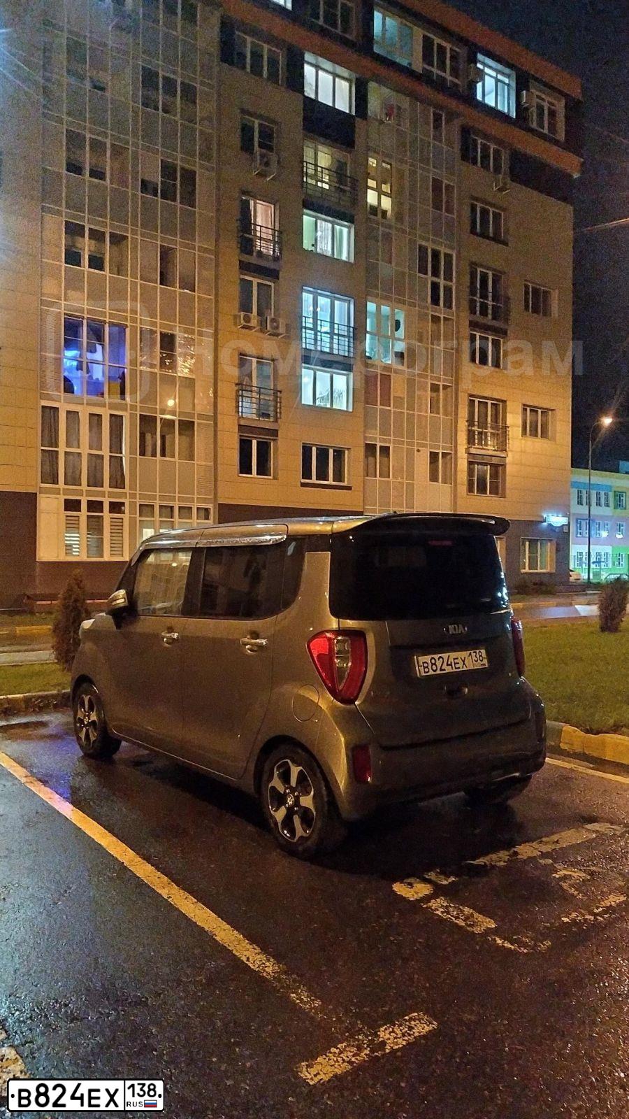 Фото автомобиля KIA RAY, 2013 — госномер М857НТ797. Цвет: СЕРЫЙ