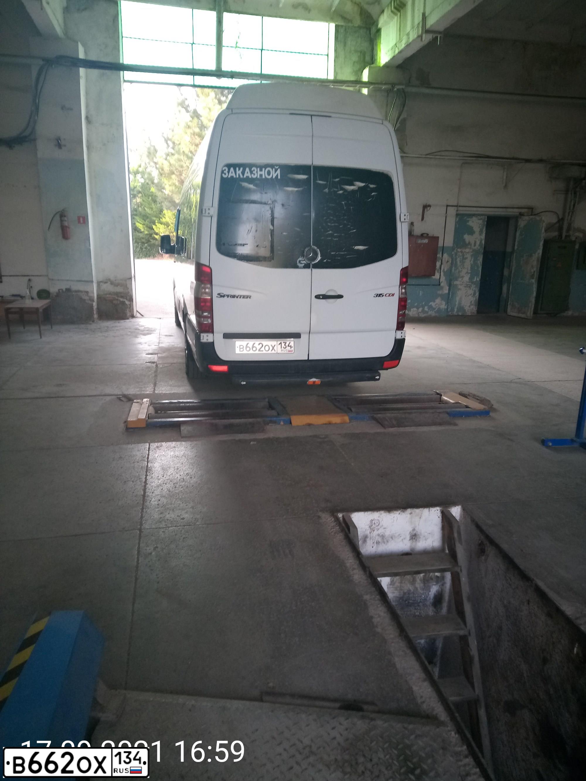 Фото автомобиля MERCEDES-BENZ SPRINTER, 2008 — госномер А600КВ155