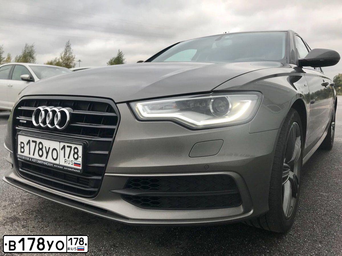 Фото автомобиля AUDI A6, 2012 — госномер В178УО178. Цвет: СЕРО-КОРИЧНЕВЫЙ