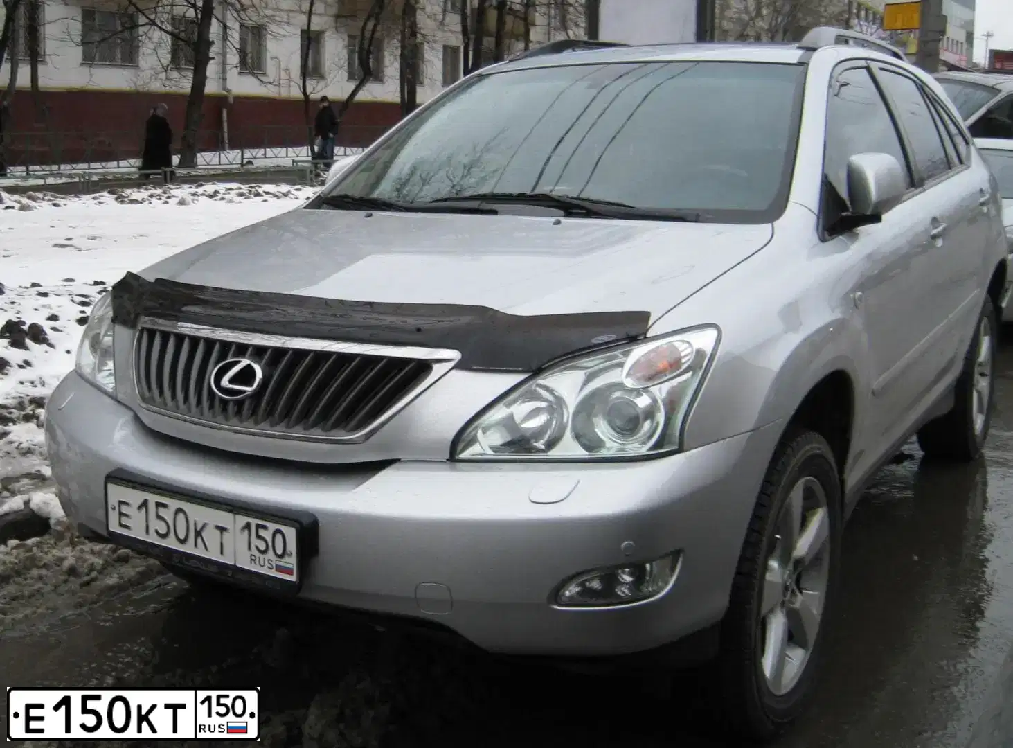 Фото автомобиля LEXUS RX, 2008 — госномер С092УА77. Цвет: Серебристый