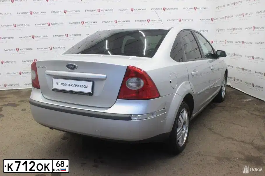 Фото автомобиля FORD FOCUS, 2007 — госномер К712ОК68. Цвет: СЕРЕБРИСТЫЙ
