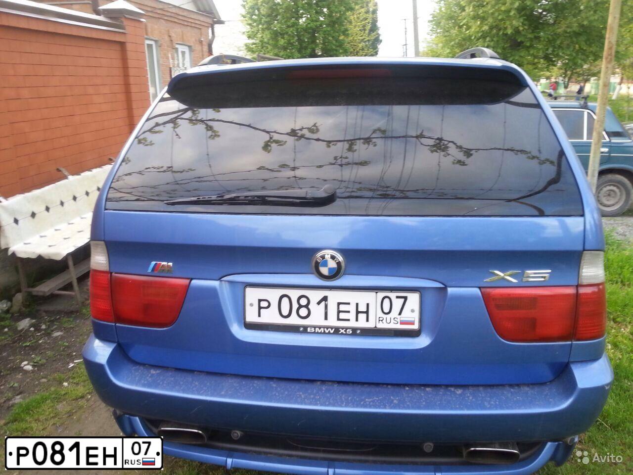 Фото автомобиля БМВ Х5, 2002 — госномер А094ТР26. Цвет: синий