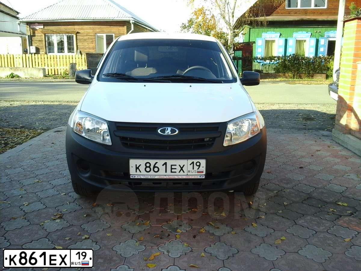 Фото автомобиля LADA 2190 GRANTA, 2013 — госномер К861ЕХ19. Цвет: Белый