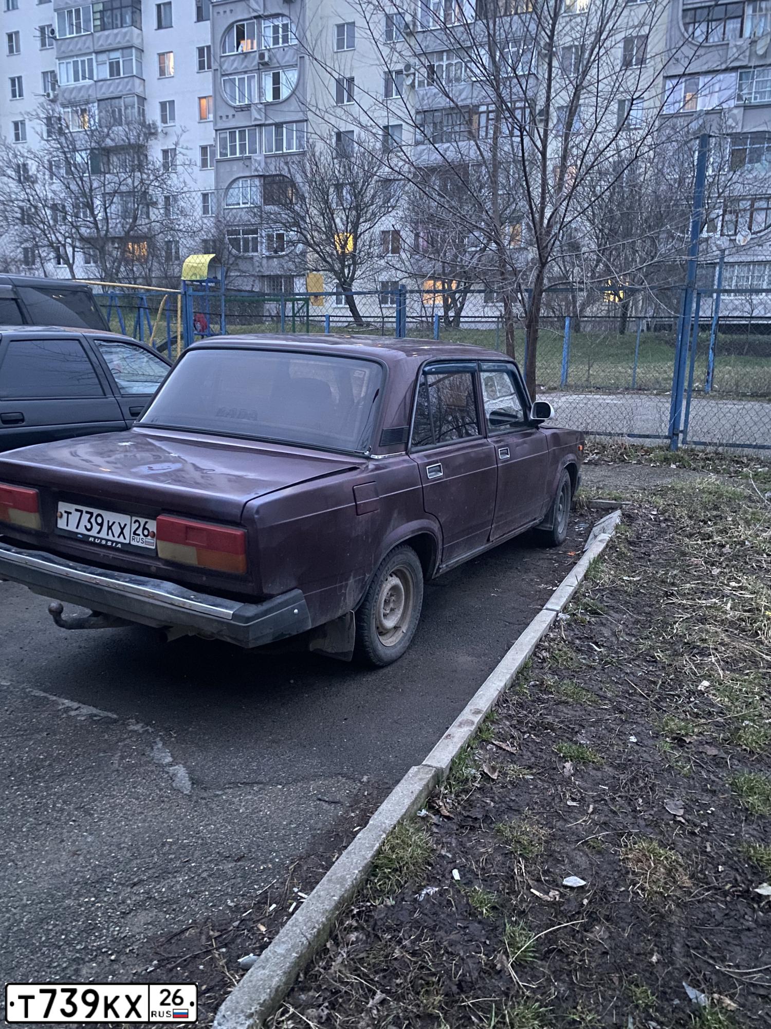 Фото автомобиля LADA 2107, 2006 — госномер Н504КС126