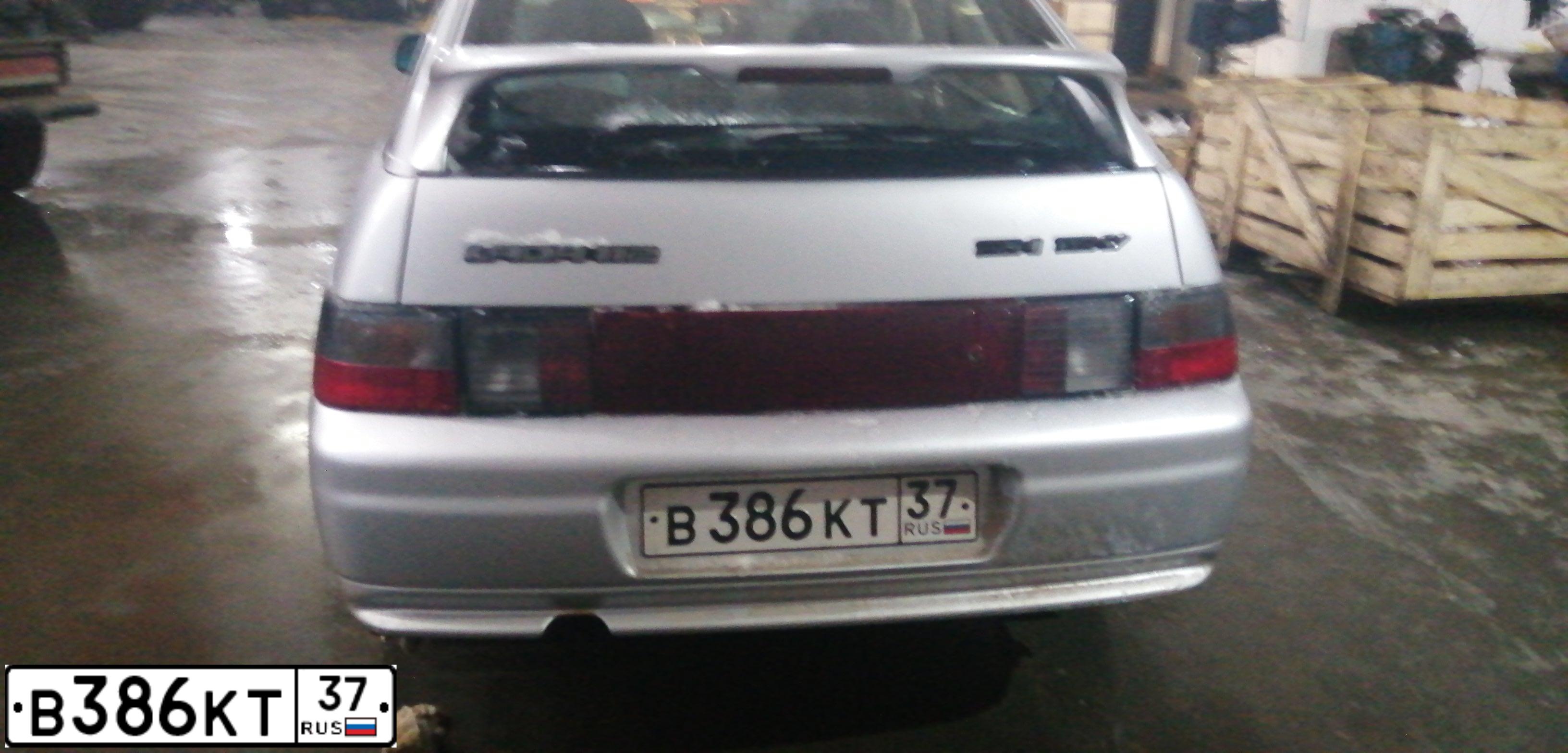 Фото автомобиля LADA 2112, 2007 — госномер В386КТ37. Цвет: СВЕТЛО СЕРЕБРИСТЫЙ МЕТАЛЛ
