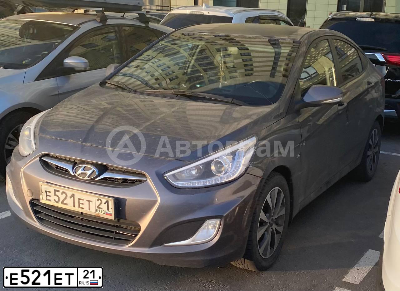 Фото автомобиля HYUNDAI SOLARIS, 2013 — госномер Е521ЕТ21