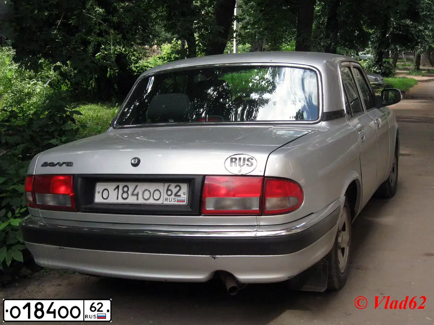 Фото автомобиля GAZ Z 3110 WOLGA, 2007 — госномер Х030ТВ62. Цвет: БУРАН