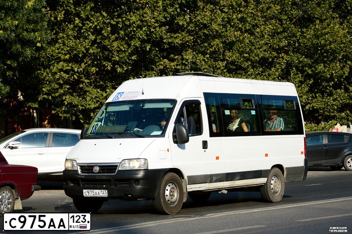 Фото автомобиля FIAT DUCATO, 2011 — госномер С975АА123. Цвет: Белый