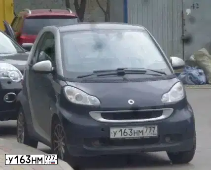 Фото автомобиля SMART FORTWO, 2007 — госномер Е446АХ250
