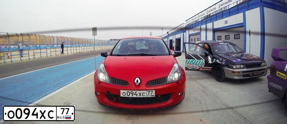 Фото автомобиля RENAULT CLIO, 2008 — госномер Н385РК123