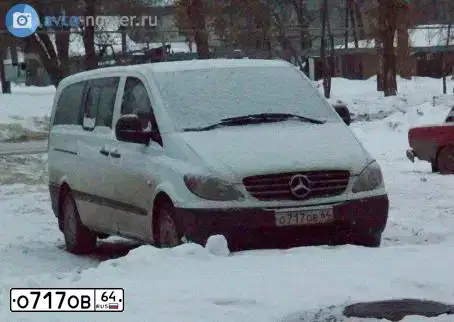 Фото автомобиля MERCEDES VITO, 2005 — госномер Н185УО702. Цвет: Белый