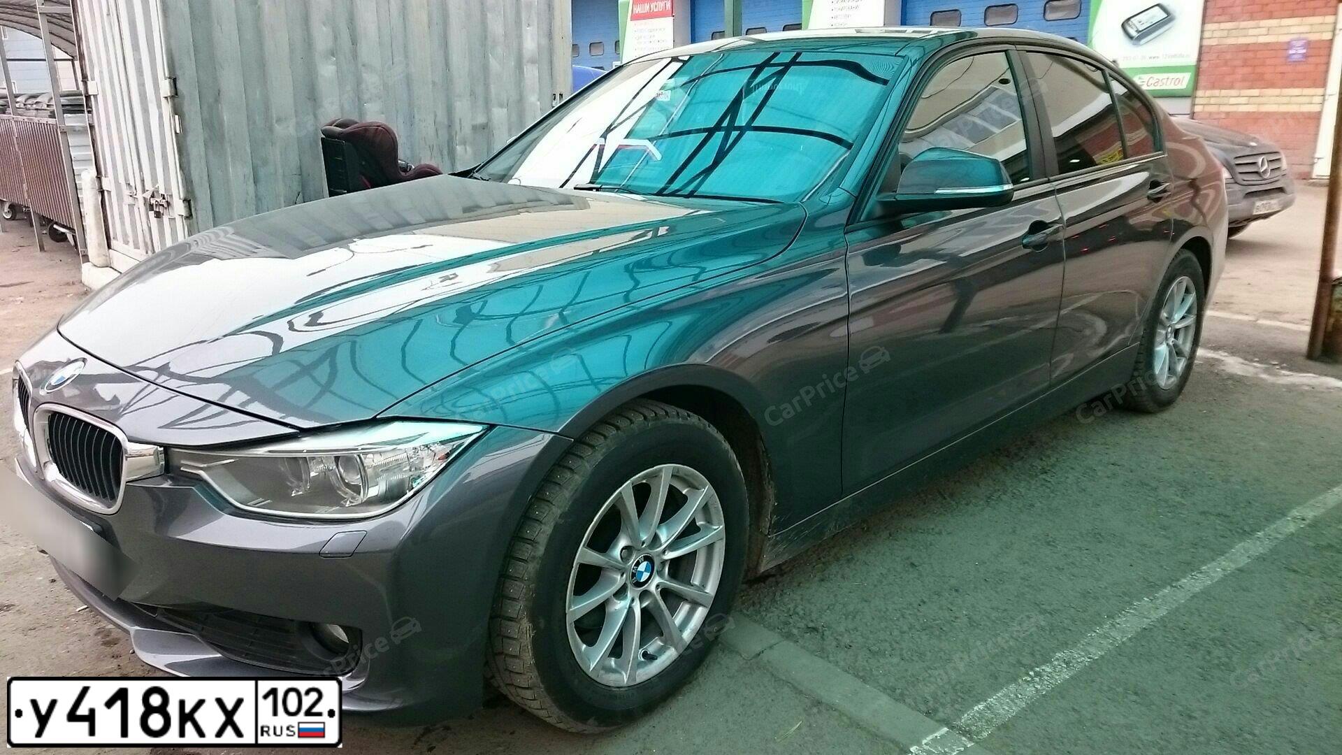 Фото автомобиля BMW SERIE 3, 2014 — госномер Е301ХТ196. Цвет: Серый