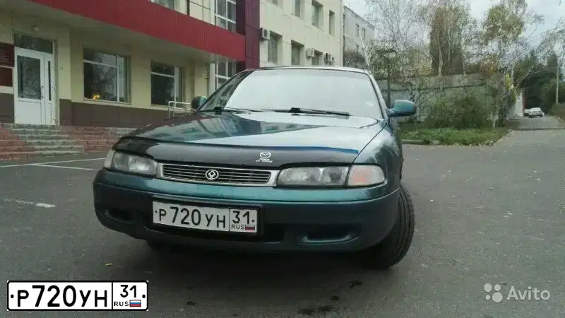 Фото автомобиля MAZDA 626, 1994 — госномер Р720УН31. Цвет: ЗЕЛЕНЫЙ