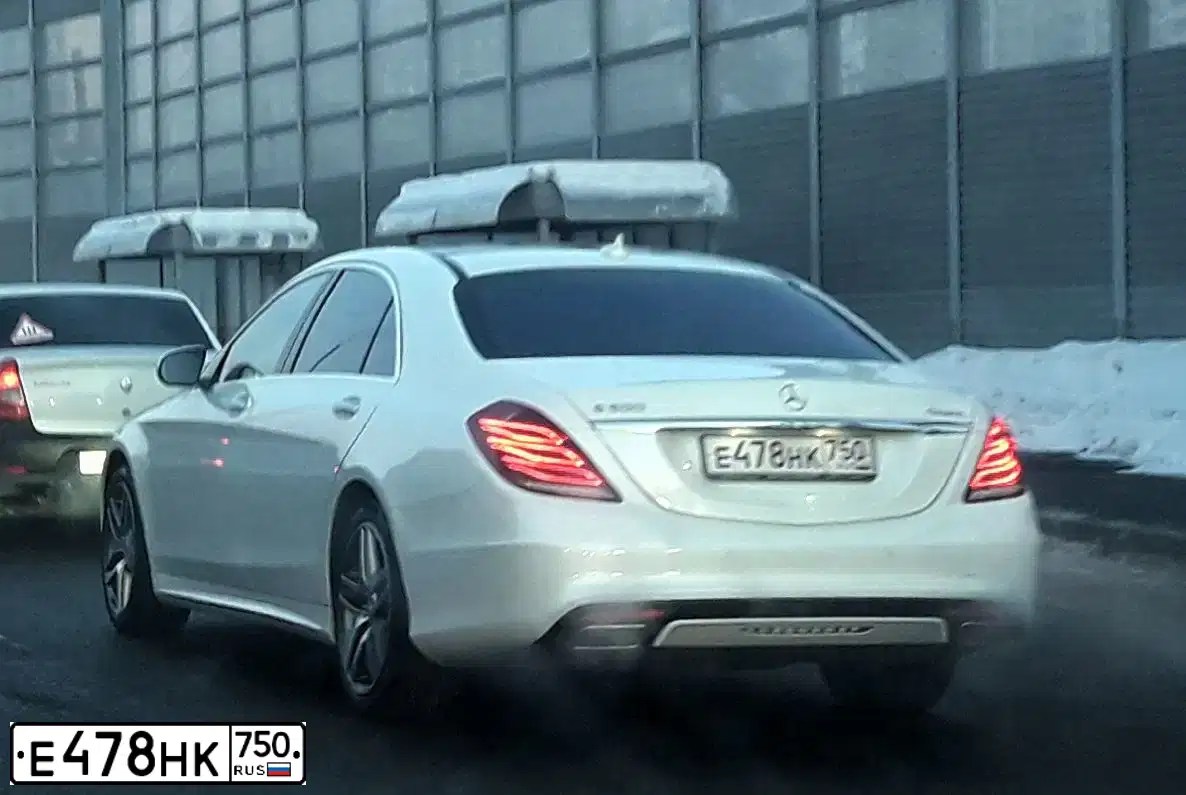 Фото автомобиля MERCEDES-BENZ S500, 2016 — госномер О797ОС797