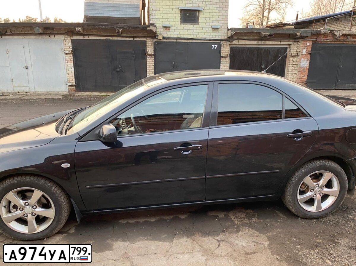Фото автомобиля MAZDA 6, 2005 — госномер В194СН57. Цвет: ЧЕРНЫЙ
