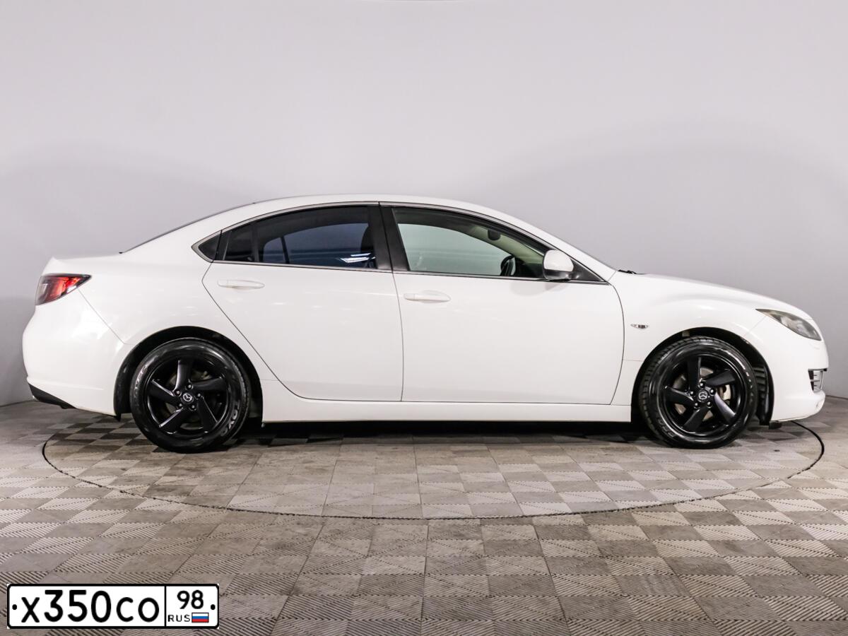 Фото автомобиля MAZDA 6, 2008 — госномер А898СМ43. Цвет: Белый