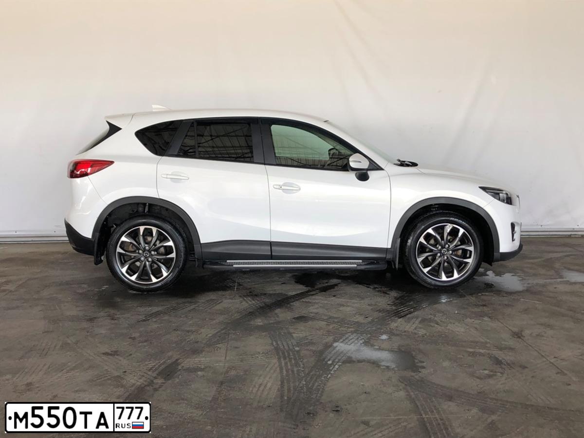 Фото автомобиля MAZDA CX-5, 2016 — госномер Т574ВН797. Цвет: БЕЛЫЙ ПЕРЛАМУТР