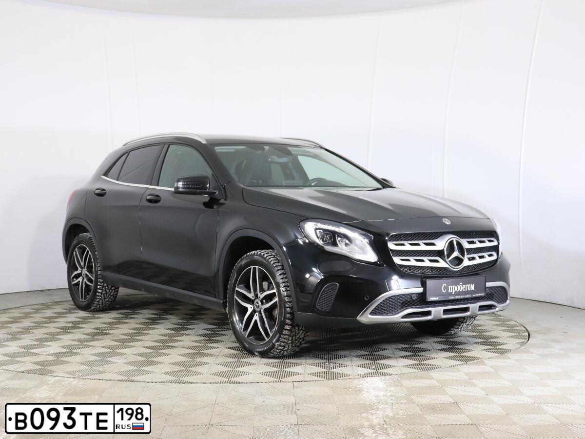 Фото автомобиля MERCEDES GLA-KLASSE, 2019 — госномер Х707АН550. Цвет: ЧЕРНЫЙ
