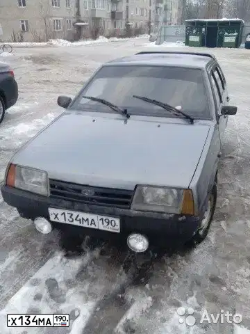 Фото автомобиля LADA 2109 SAMARA, 1990 — госномер Х134МА190. Цвет: СЕРЫЙ ТЕМНЫЙ