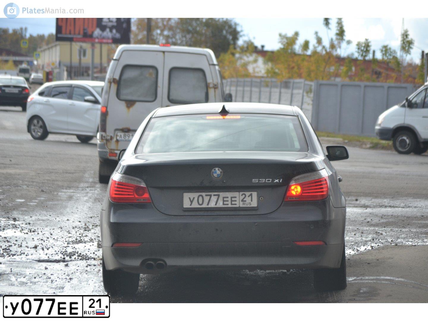 Фото автомобиля CHEVROLET CAPTIVA, 2007 — госномер У077ЕЕ21. Цвет: ТЕМНО-СЕРЫЙ