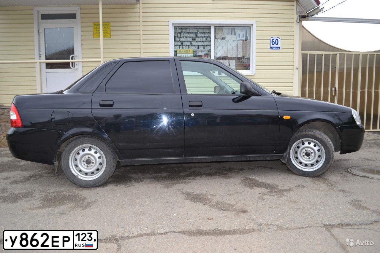 Фото автомобиля LADA PRIORA, 2010 — госномер Н613СС193. Цвет: Сине-Черный