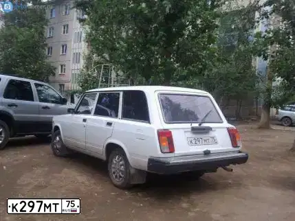Фото автомобиля LADA 2104, 2009 — госномер К297МТ75. Цвет: Белый