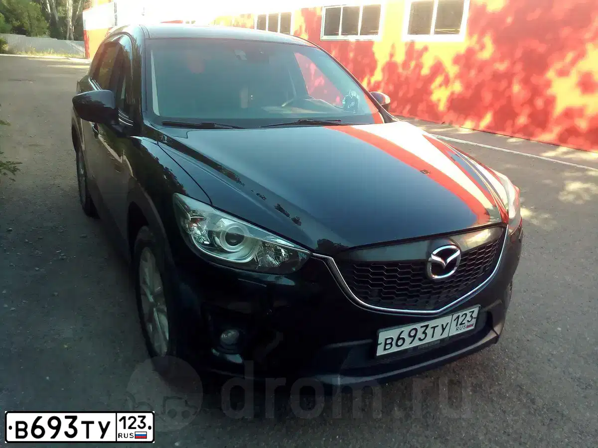 Фото автомобиля MAZDA CX-5, 2013 — госномер К500РМ82. Цвет: ЧЕРНЫЙ