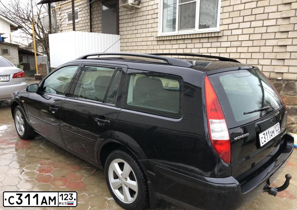 Фото автомобиля FORD MONDEO, 2005 — госномер С311АМ123. Цвет: ЧЕРНЫЙ