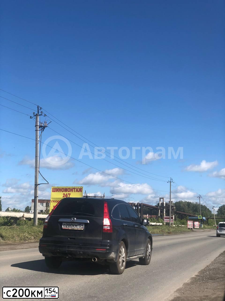 Фото автомобиля HONDA CR-V, 2011 — госномер С200КМ154. Цвет: ЧЕРНЫЙ