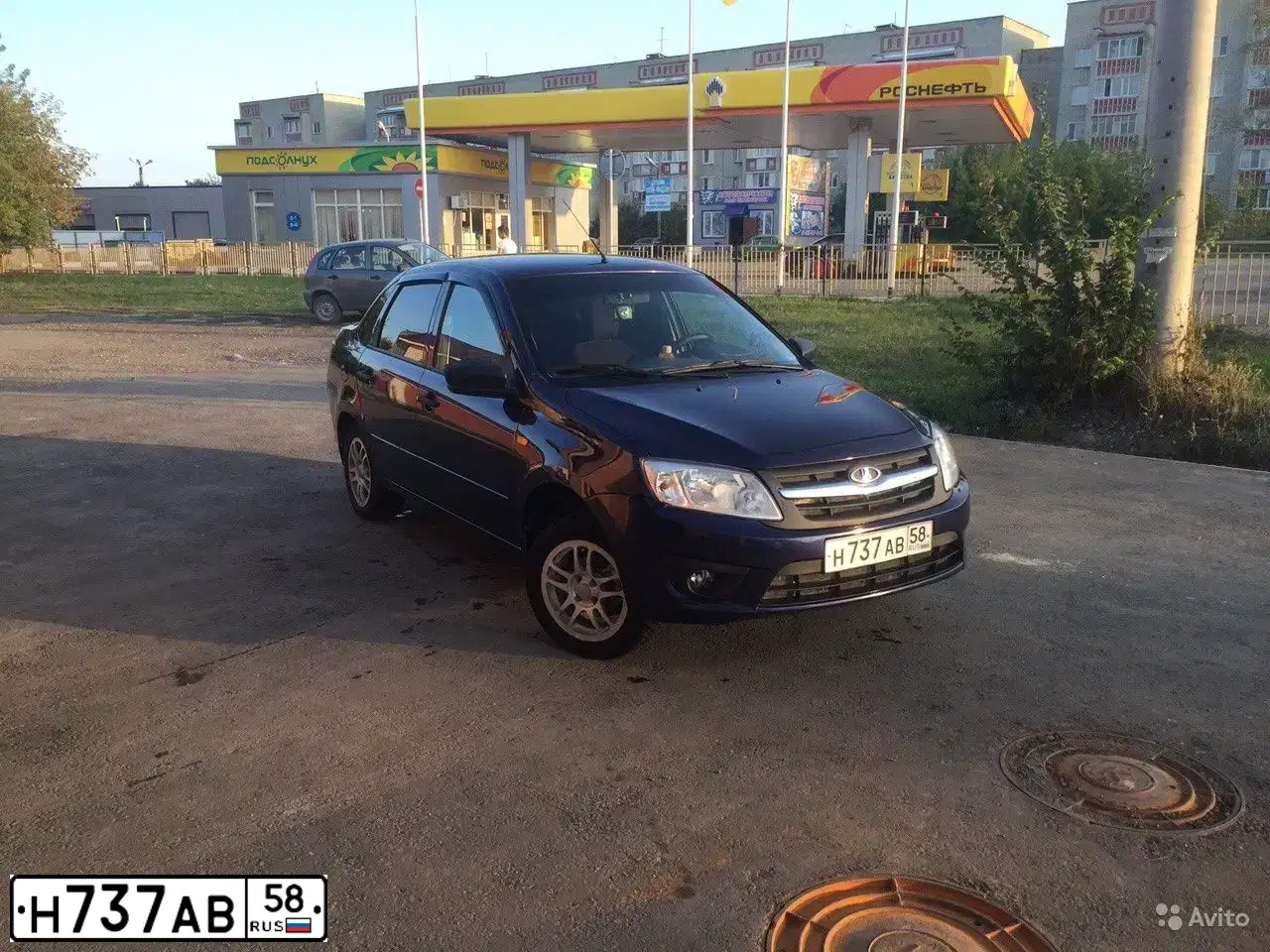 Фото автомобиля LADA 1117 KALINA, 2012 — госномер С595ОУ58. Цвет: Белый