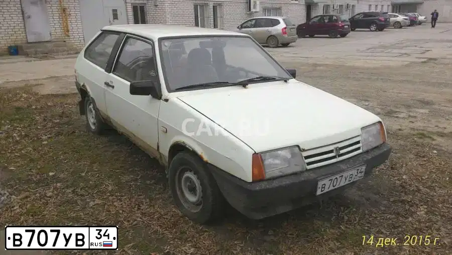 Фото автомобиля LADA 2108, 1995 — госномер К208НМ134. Цвет: Кориандр