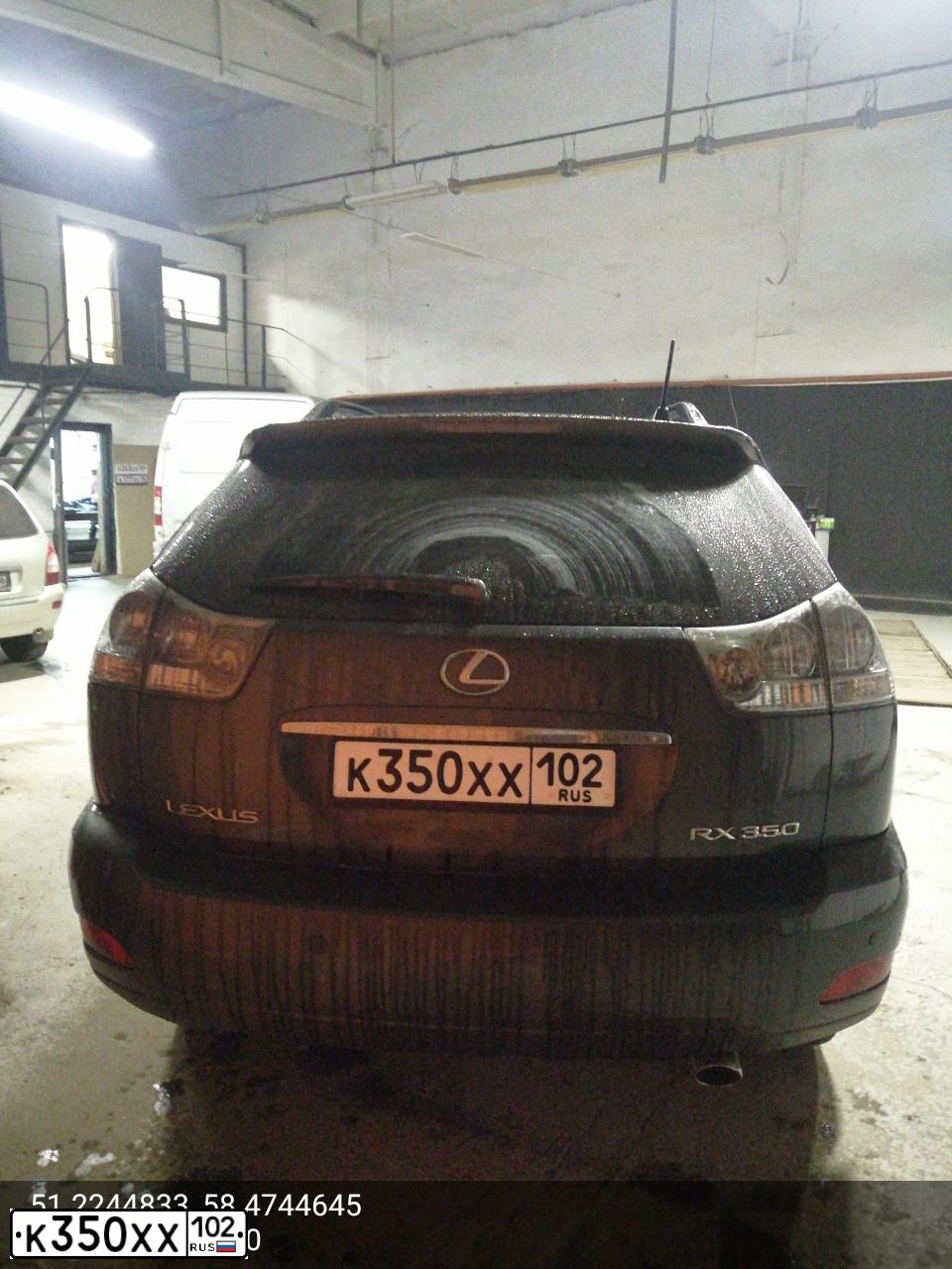 Фото автомобиля LEXUS S RX, 2006 — госномер А355ТХ156. Цвет: СЕРЫЙ