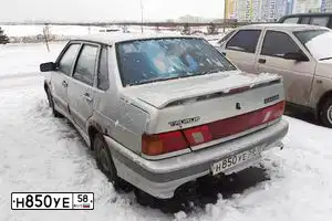 Фото автомобиля LADA 2115 SAMARA, 2005 — госномер Н850УЕ58. Цвет: СВЕТЛО-СЕРЕБРИСТЫЙ МЕТАЛЛ