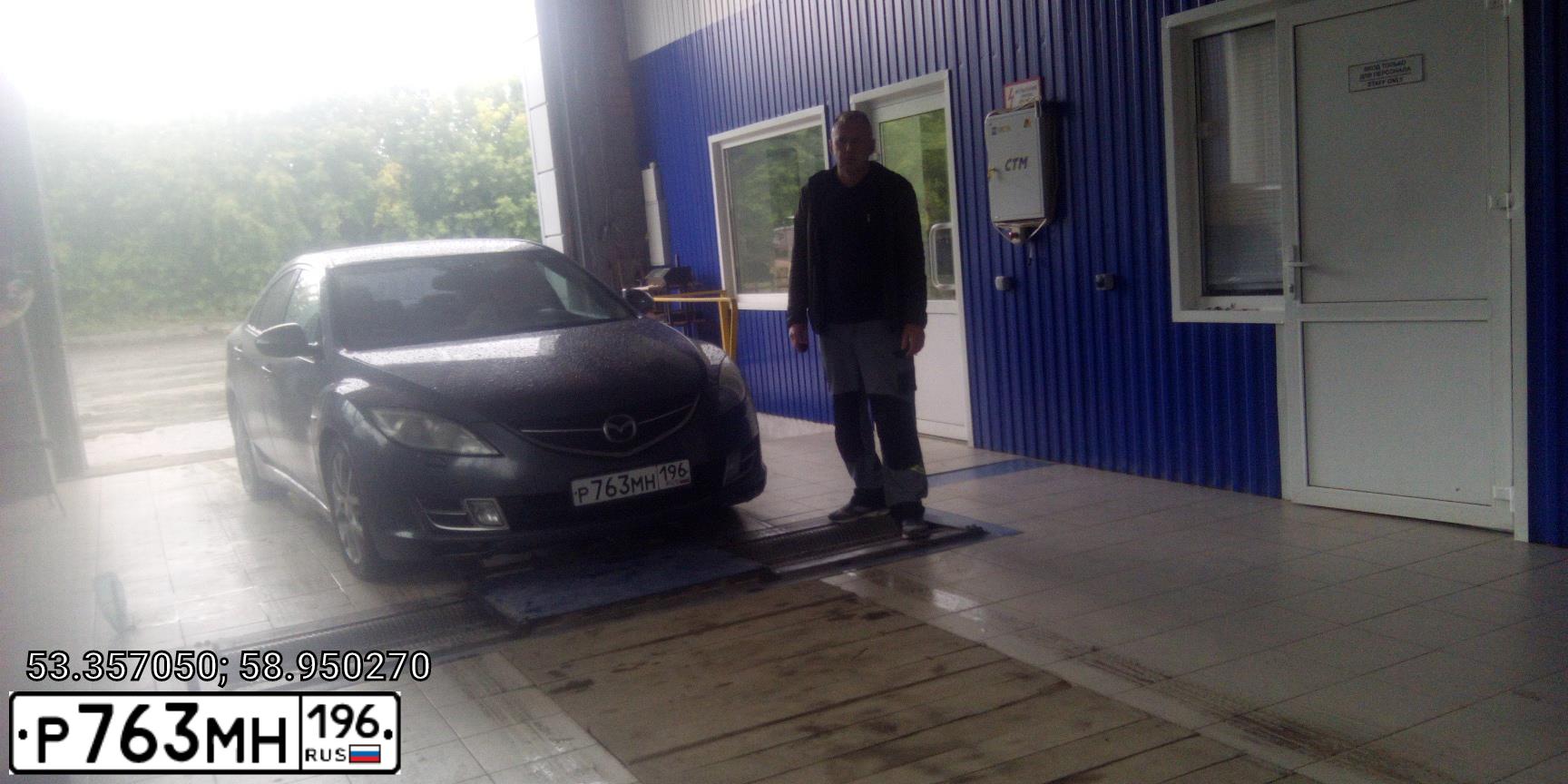 Фото автомобиля MAZDA 6, 2008 — госномер М505ТТ702