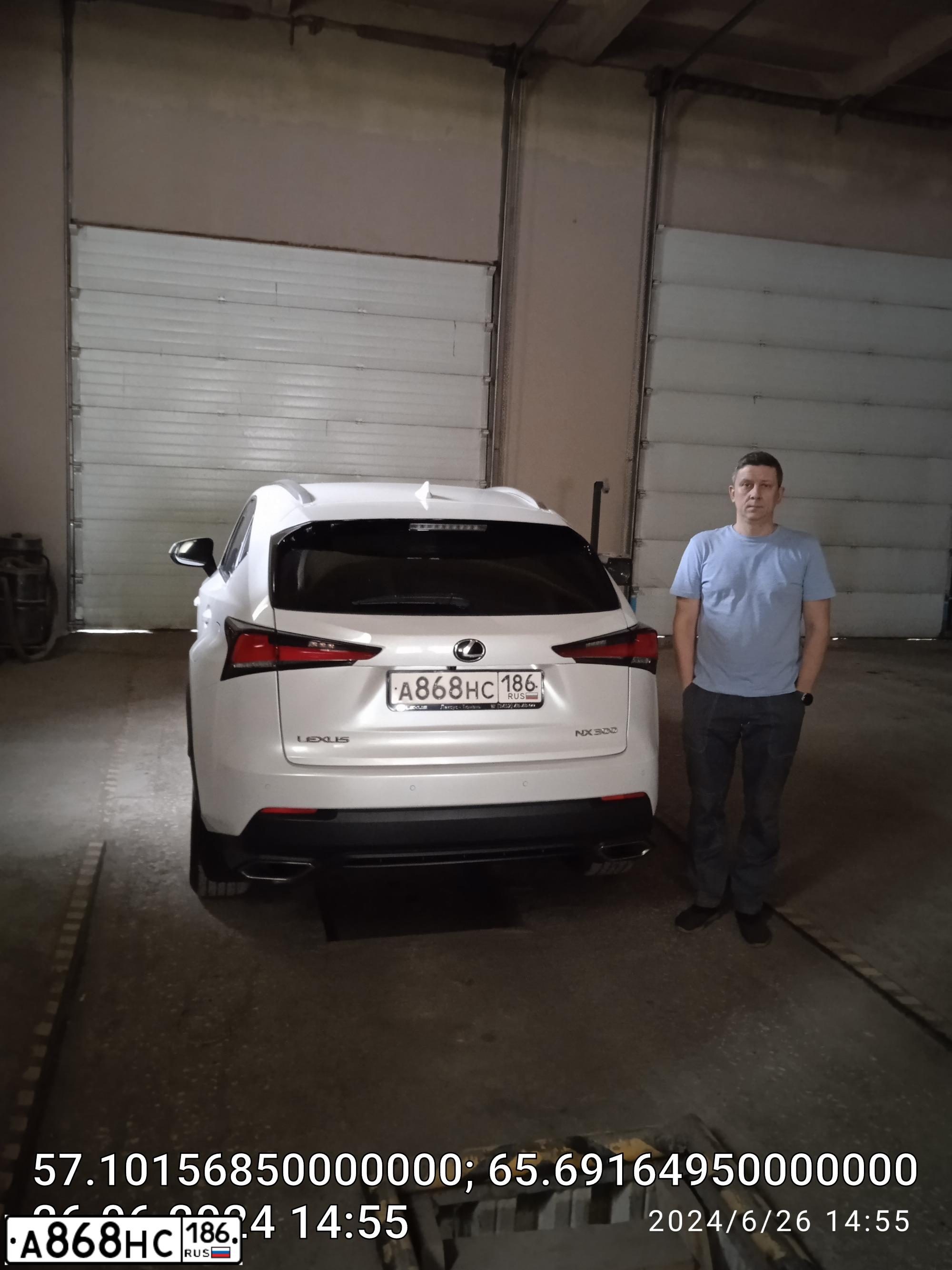 Фото автомобиля LEXUS NX, 2020 — госномер А868НС186