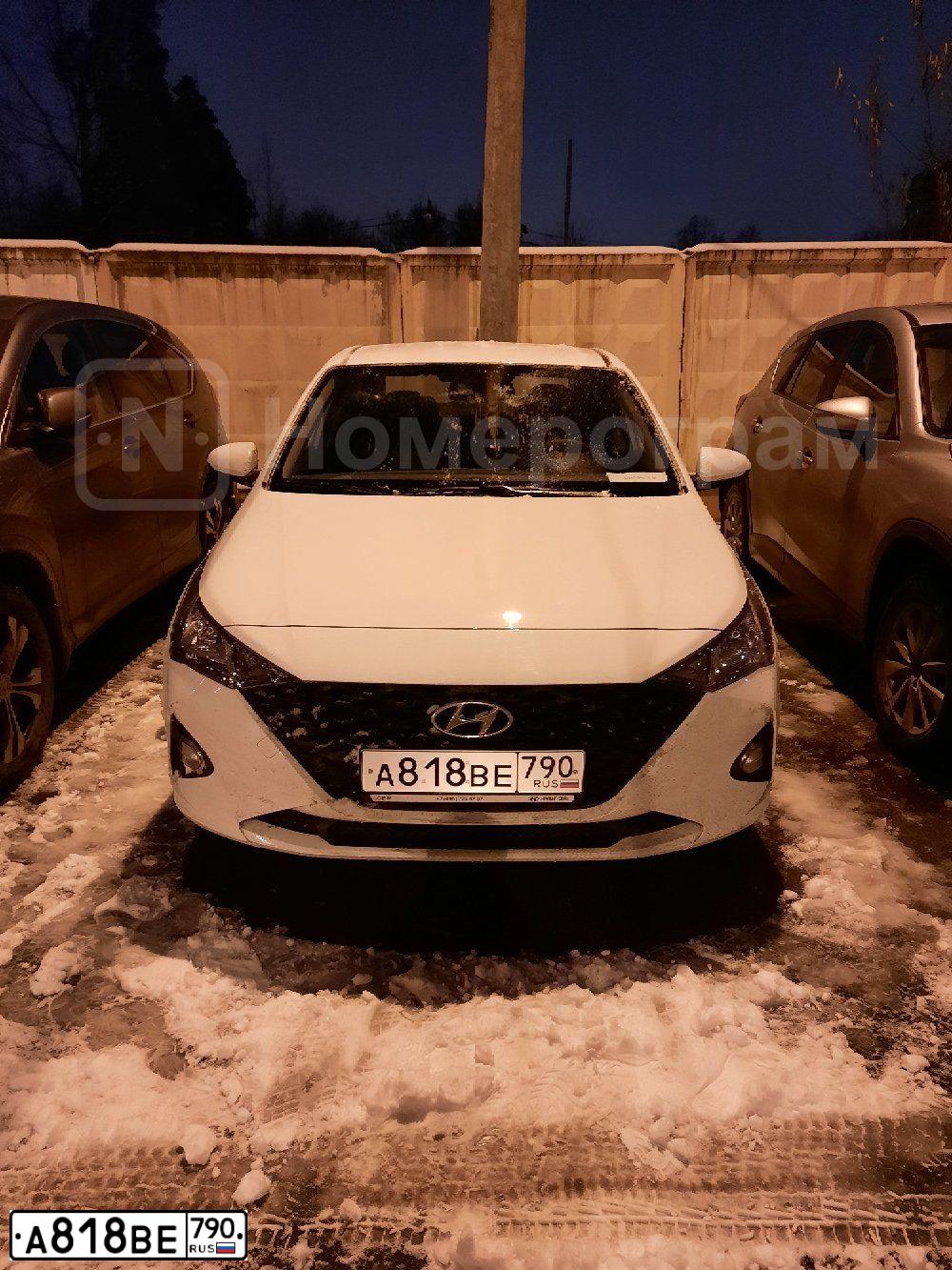 Фото автомобиля HYUNDAI SOLARIS, 2020 — госномер К573ВО95
