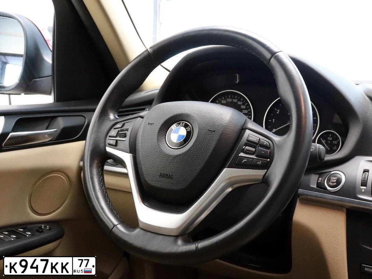 Фото автомобиля BMW X3, 2013 — госномер Е365ОУ797. Цвет: Красный