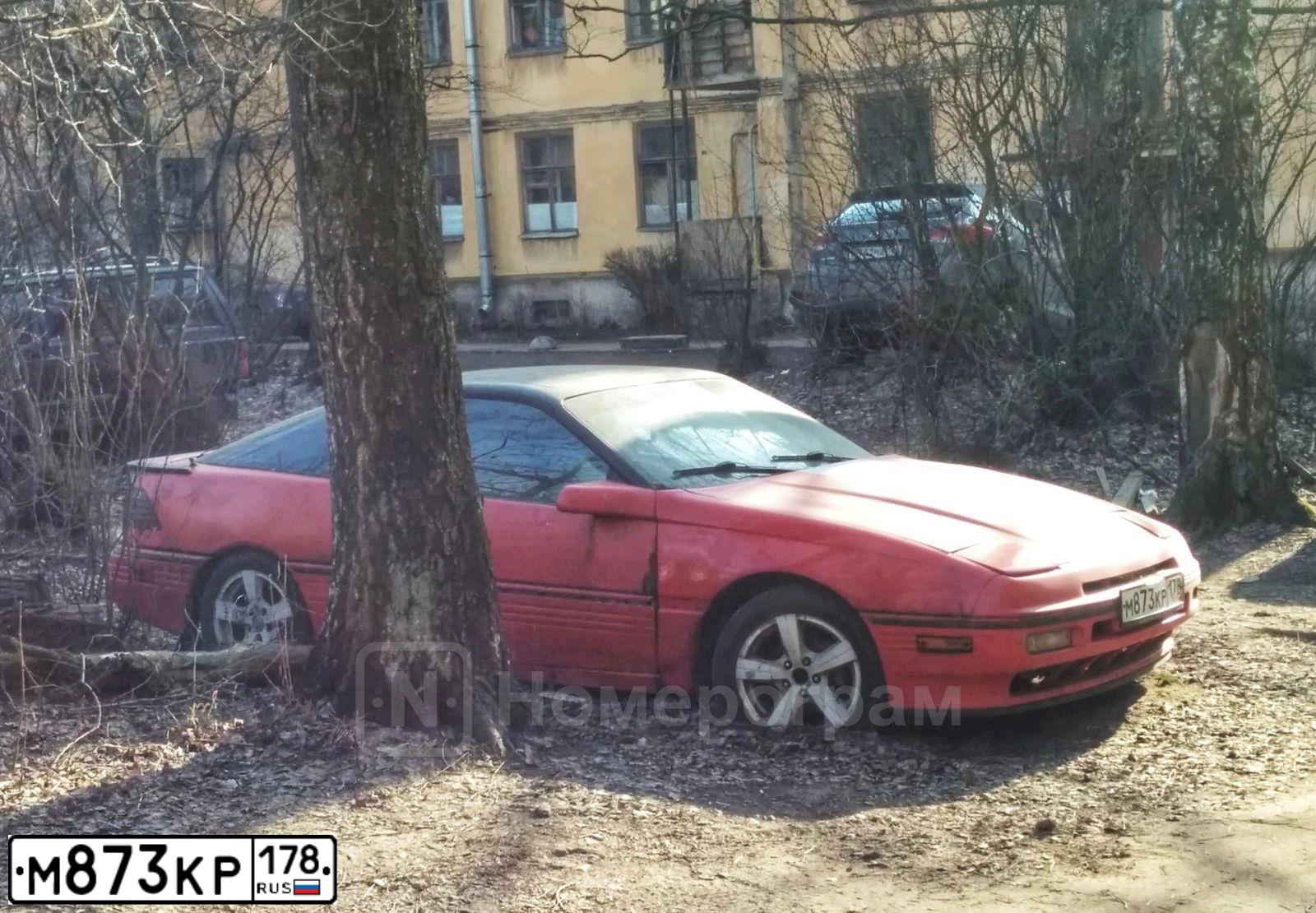 Фото автомобиля FORD PROBE, 1989 — госномер В666КМ50. Цвет: КРАСНЫЙ