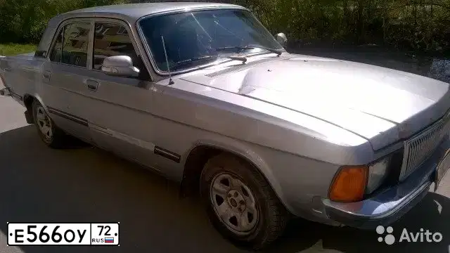 Фото автомобиля GAZ 3102 WOLGA, 2007 — госномер Е566ОУ72. Цвет: СЕРЕБРИСТЫЙ
