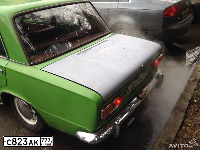 Фото автомобиля LADA 2101, 1982 — госномер С823АК777. Цвет: ЗЕЛЕНЫЙ