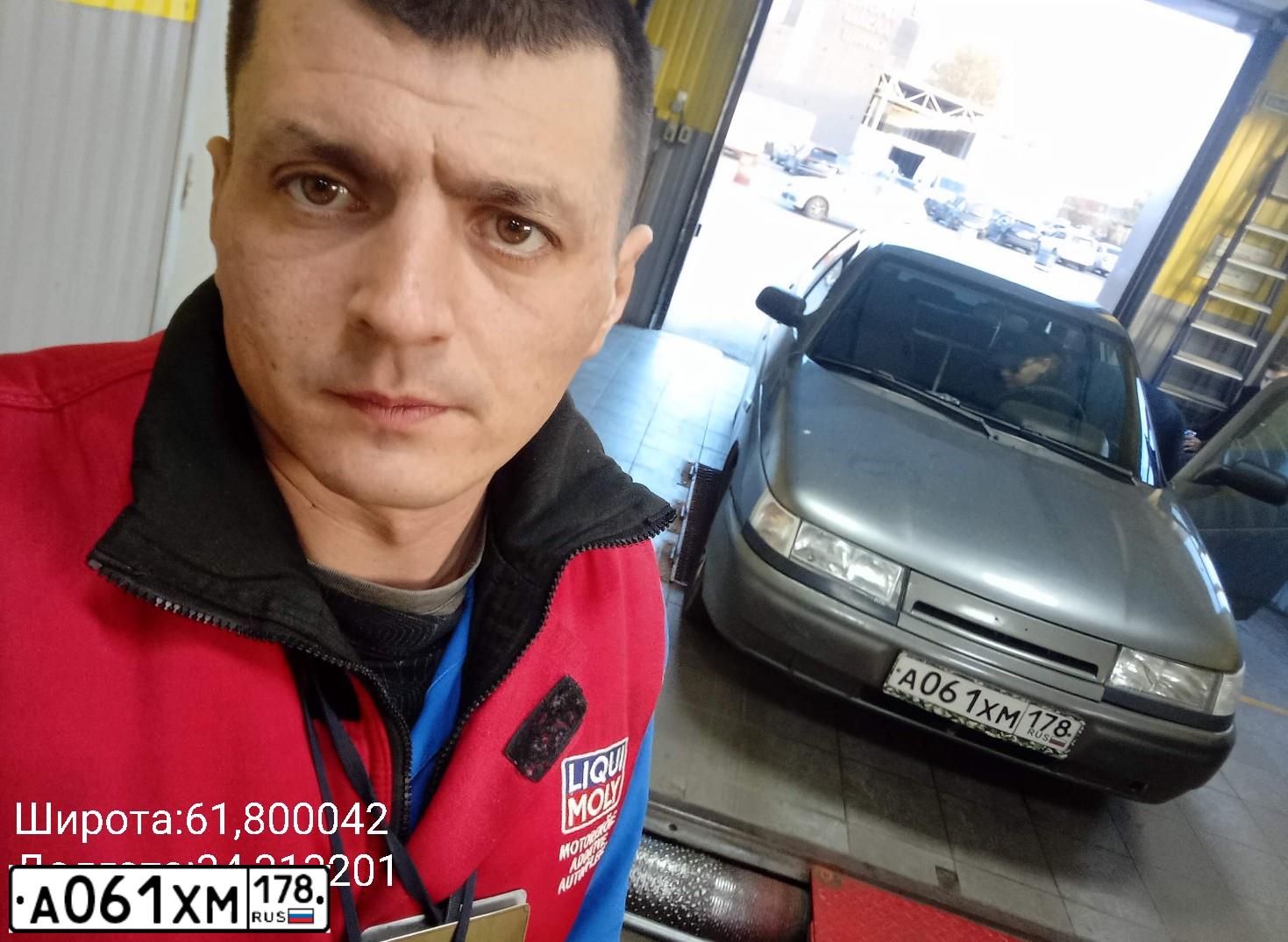 Фото автомобиля LADA 2110, 2006 — госномер А061ХМ178. Цвет: СРЕДНИЙ СЕРО-ЗЕЛЕНЫЙ МЕТ.