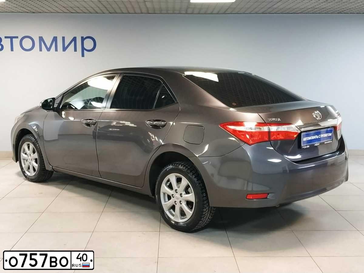 Фото автомобиля TOYOTA COROLLA, 2013 — госномер О991МР62. Цвет: СЕРЫЙ