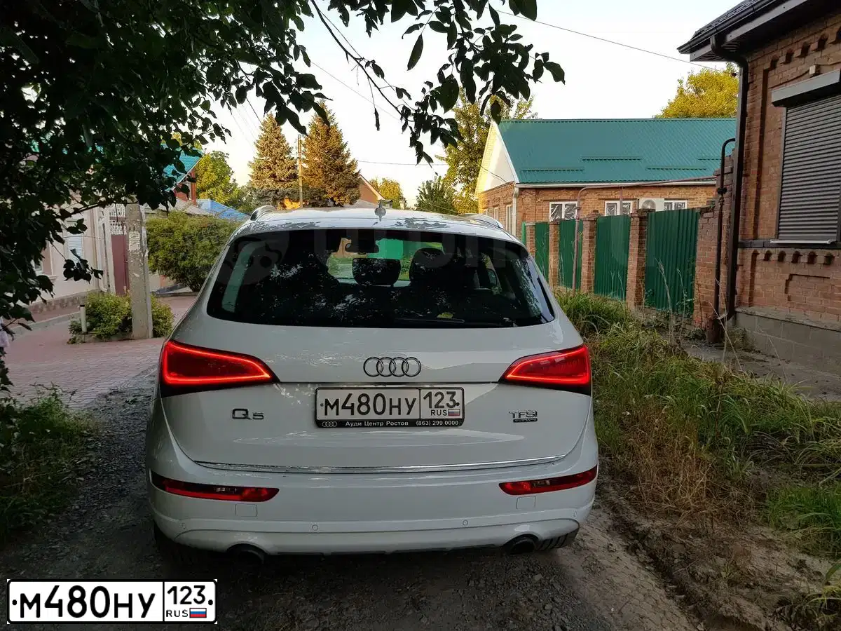 Фото автомобиля AUDI Q5, 2015 — госномер Т335ВА180. Цвет: БЕЛЫЙ