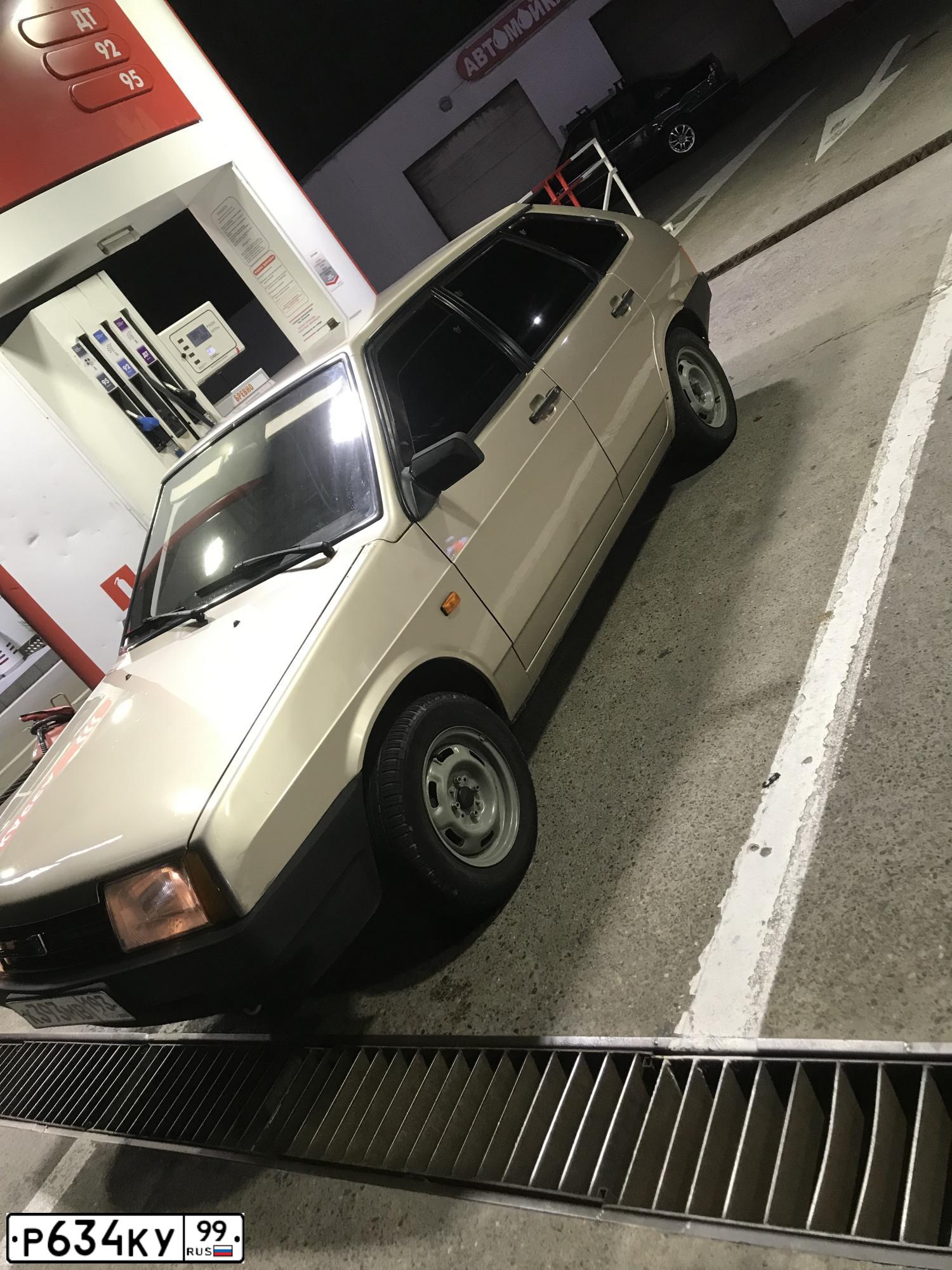 Фото автомобиля LADA 2109, 1998 — госномер О277КМ75. Цвет: Коричневый