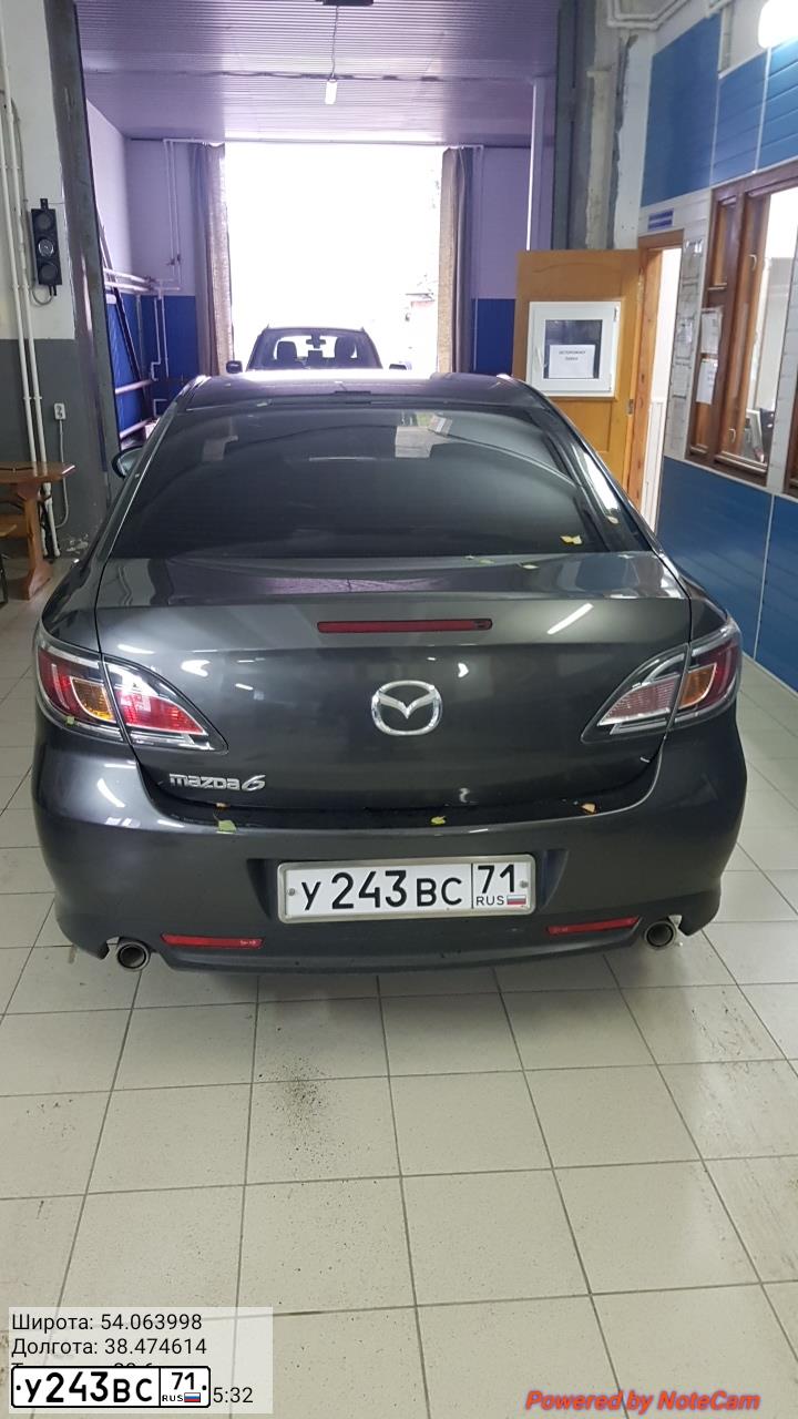 Фото автомобиля MAZDA 6, 2011 — госномер Х947ВТ71. Цвет: ТЕМНО-СЕРЫЙ