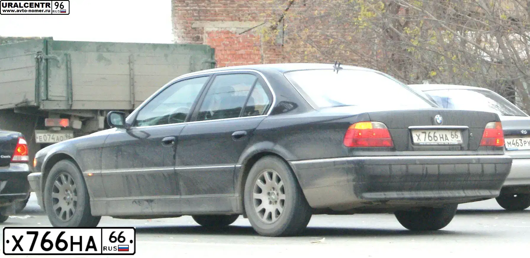 Фото автомобиля BMW SERIE 7, 2000 — госномер М660КР164. Цвет: ЧЕРНЫЙ