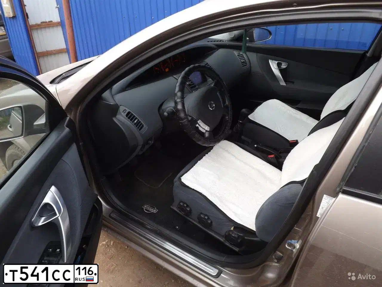 Фото автомобиля NISSAN PRIMERA, 2006 — госномер Е700ТС13. Цвет: БЕЖЕВЫЙ