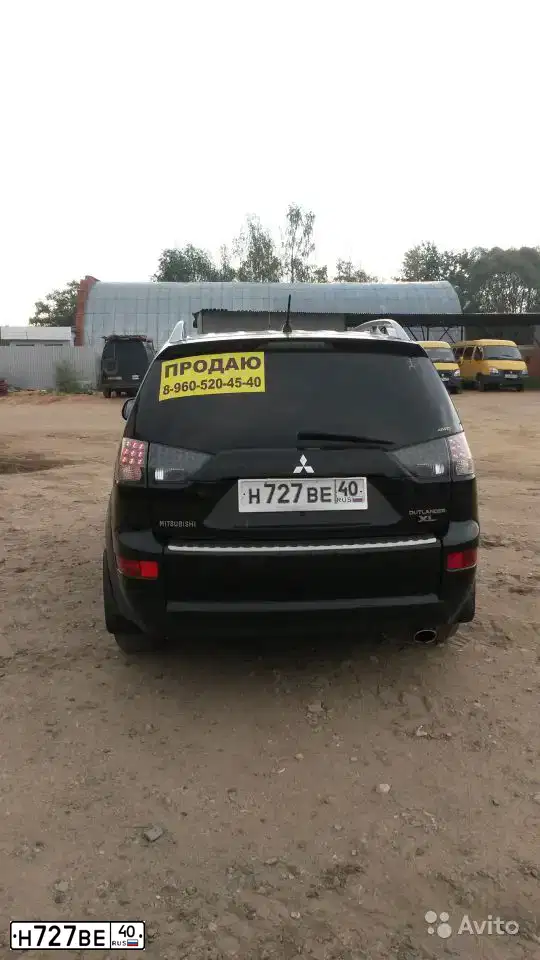 Фото автомобиля MITSUBISHI OUTLANDER, 2007 — госномер О549СК161. Цвет: ЧЕРНЫЙ