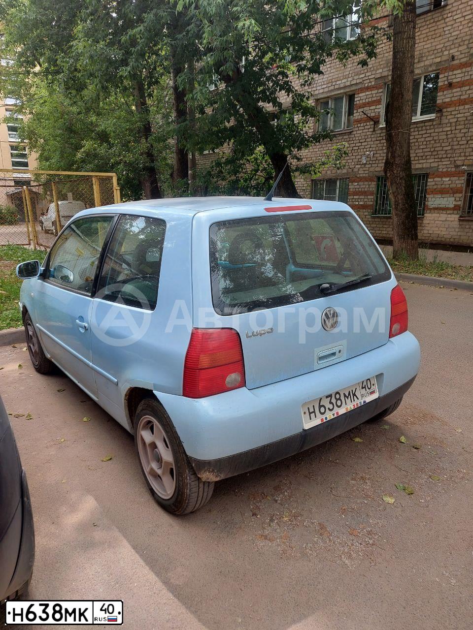 Фото автомобиля VOLKSWAGEN LUPO, 2000 — госномер А308УС69
