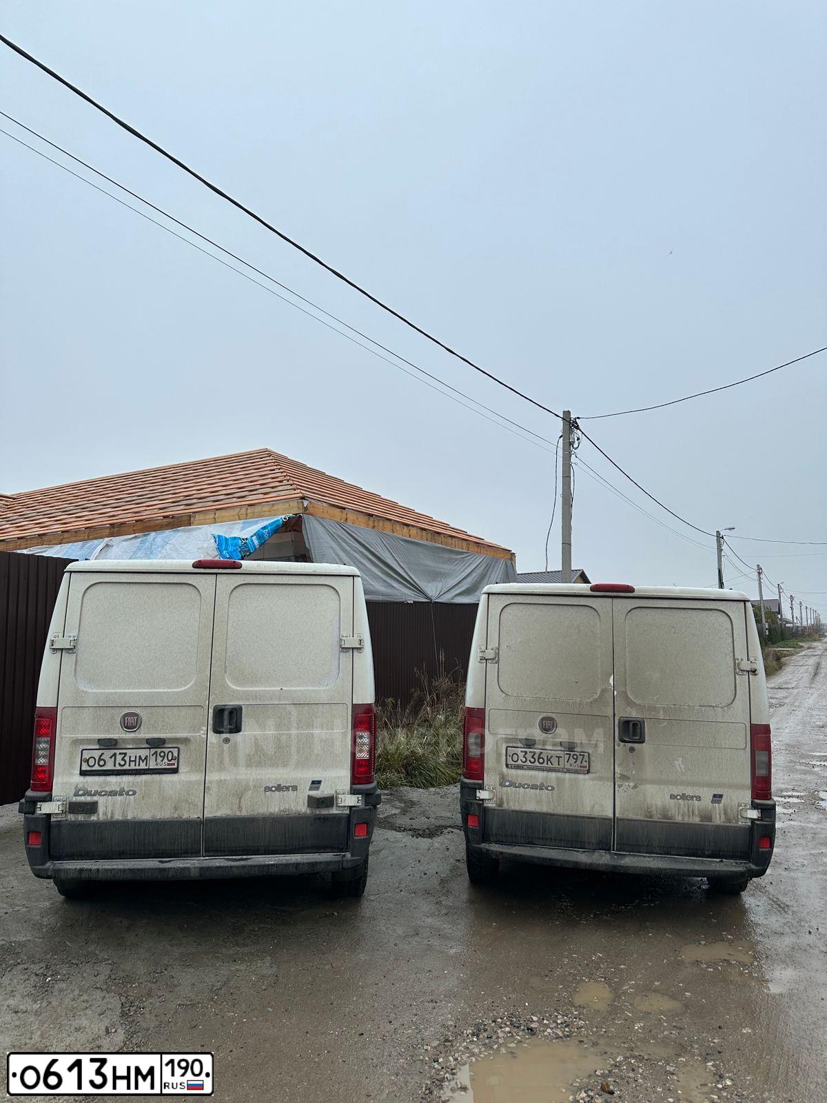Фото автомобиля FIAT DUCATO, 2011 — госномер О613НМ190. Цвет: Белый